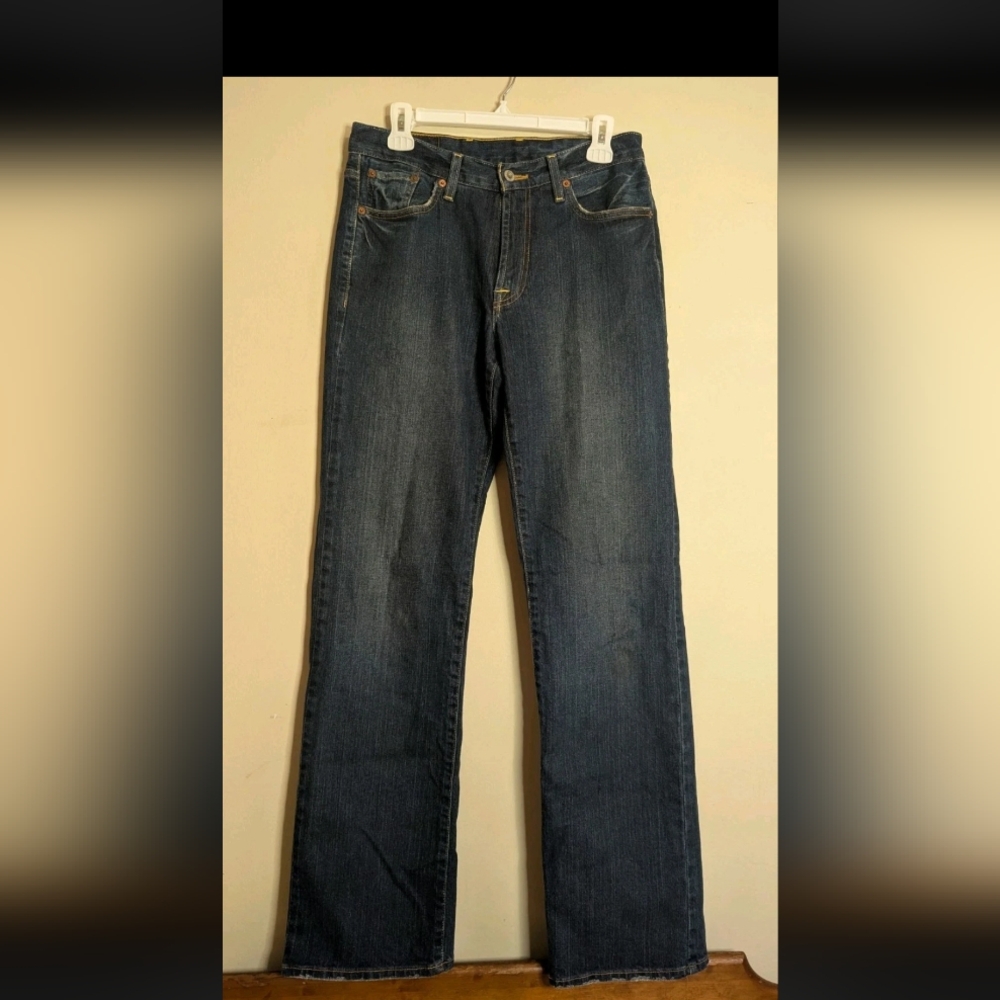 Lucky Brand  Dungarees Women's Straight Leg Long Length Jeans Size 30
